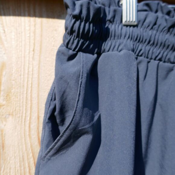 Mondetta Performance Luxury Shorts Womens M Blue Drawstring Stretch Lightweight - Picture 2 of 4